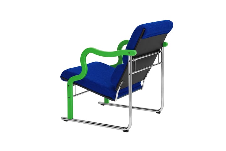Experiment 501 loungelænestol, Green-ultramarine Hem