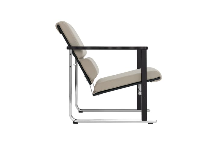 Experiment 502 loungelænestol, Black-light beige Hem