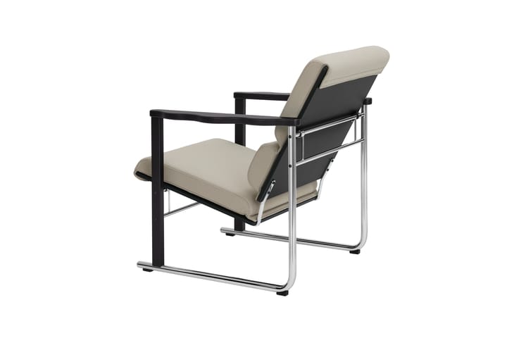 Experiment 502 loungelænestol, Black-light beige Hem