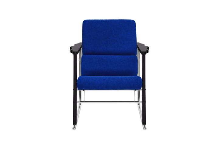 Experiment 502 loungelænestol, Black-ultramarine Hem
