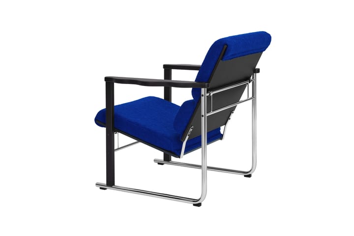 Experiment 502 loungelænestol, Black-ultramarine Hem
