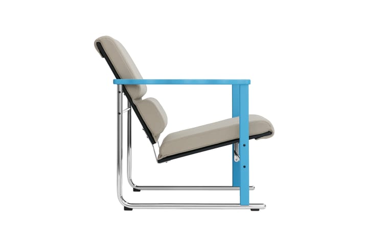 Experiment 502 loungelænestol, Blue-light beige Hem