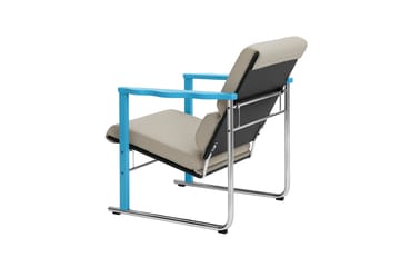 Experiment 502 loungelænestol - Blue-light beige - Hem