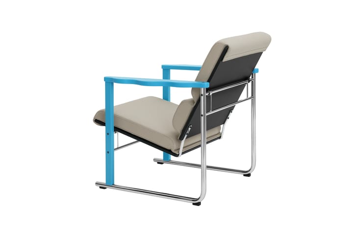 Experiment 502 loungelænestol, Blue-light beige Hem
