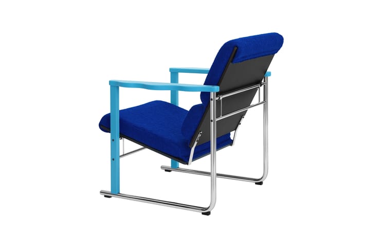 Experiment 502 loungelænestol, Blue-ultramarine Hem