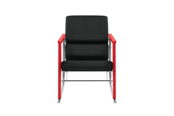 Experiment 503 loungelænestol - Red-black leather - Hem