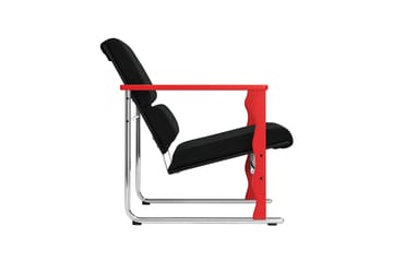 Experiment 503 loungelænestol - Red-black - Hem