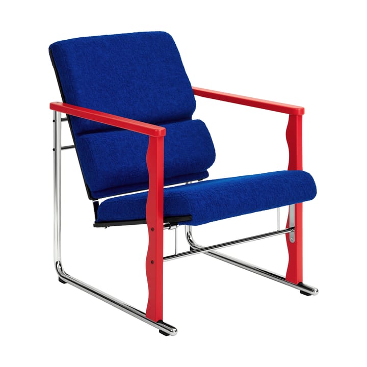 Experiment 503 loungelænestol - Red-ultramarine - Hem