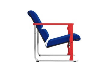 Experiment 503 loungelænestol - Red-ultramarine - Hem