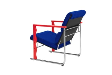 Experiment 503 loungelænestol - Red-ultramarine - Hem