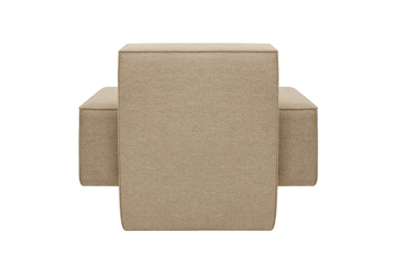 Hunk loungelænestol med armlæn - Beige - Hem