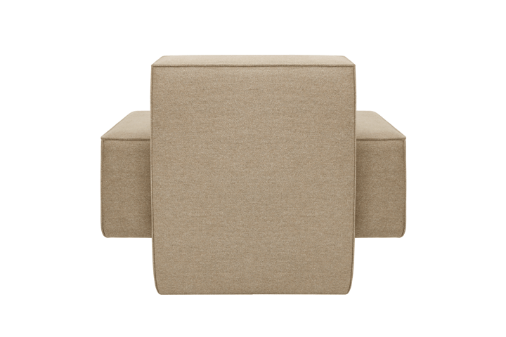 Hunk loungelænestol med armlæn, Beige Hem