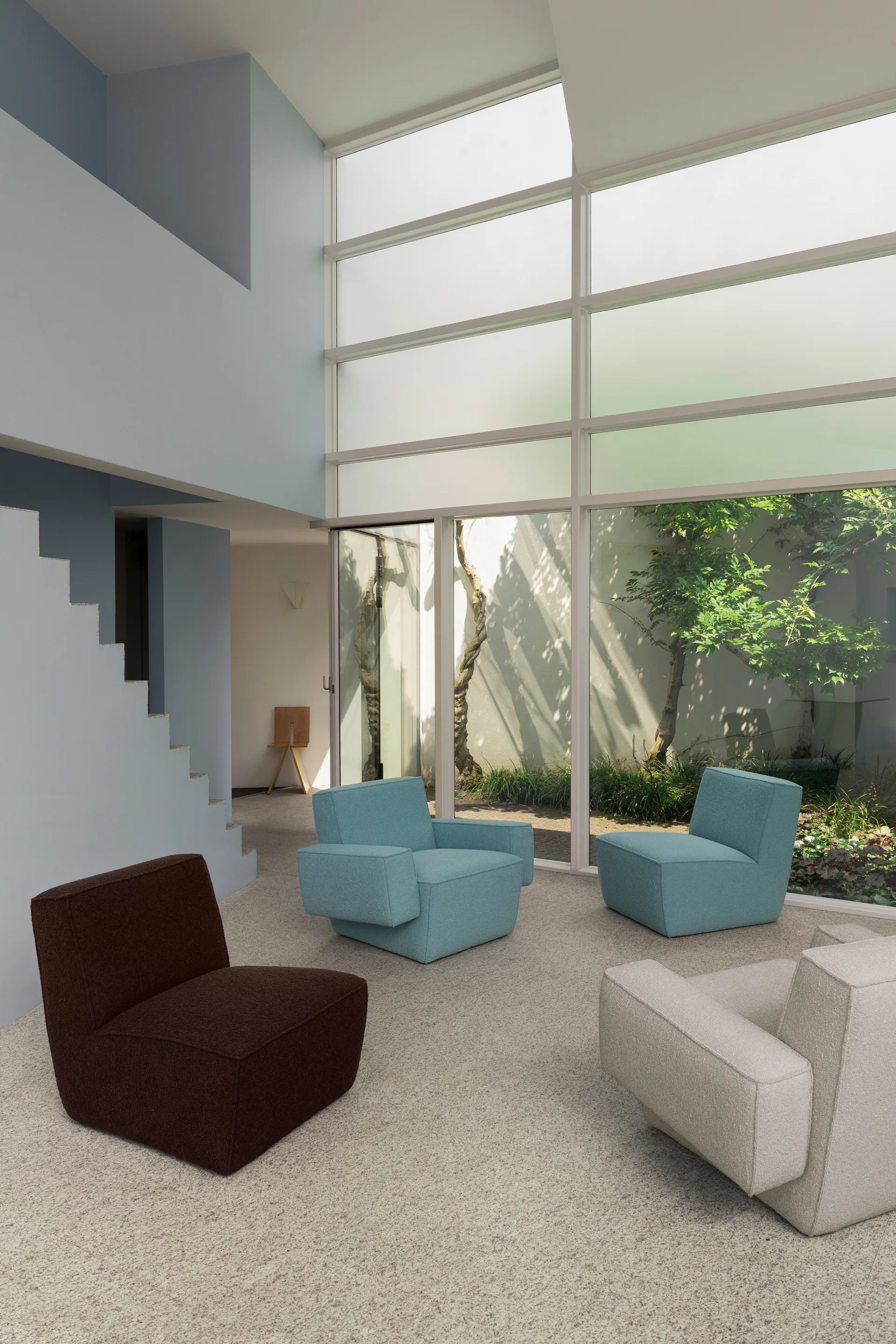 Hunk loungelænestol med armlæn, Icicle Hem