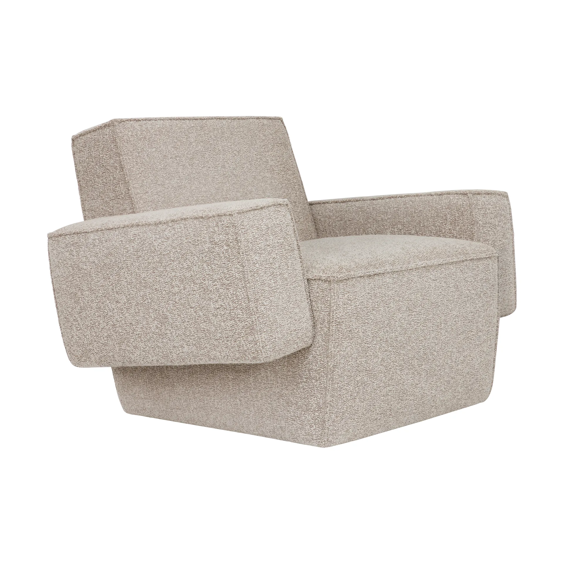 Hunk loungelænestol med armlæn, Swan Hem