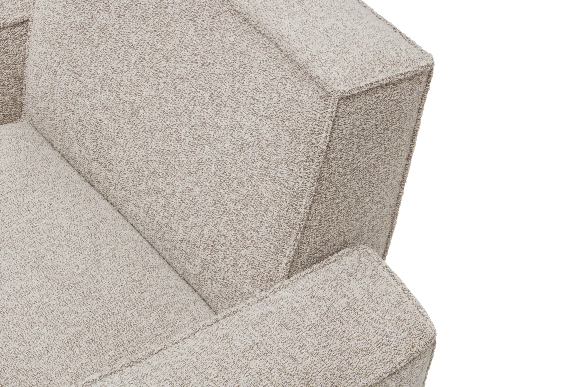 Hunk loungelænestol med armlæn, Swan Hem