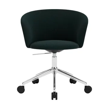 Kendo Swivel kontorstol med 5 hjul - Pine-polished aluminium - Hem