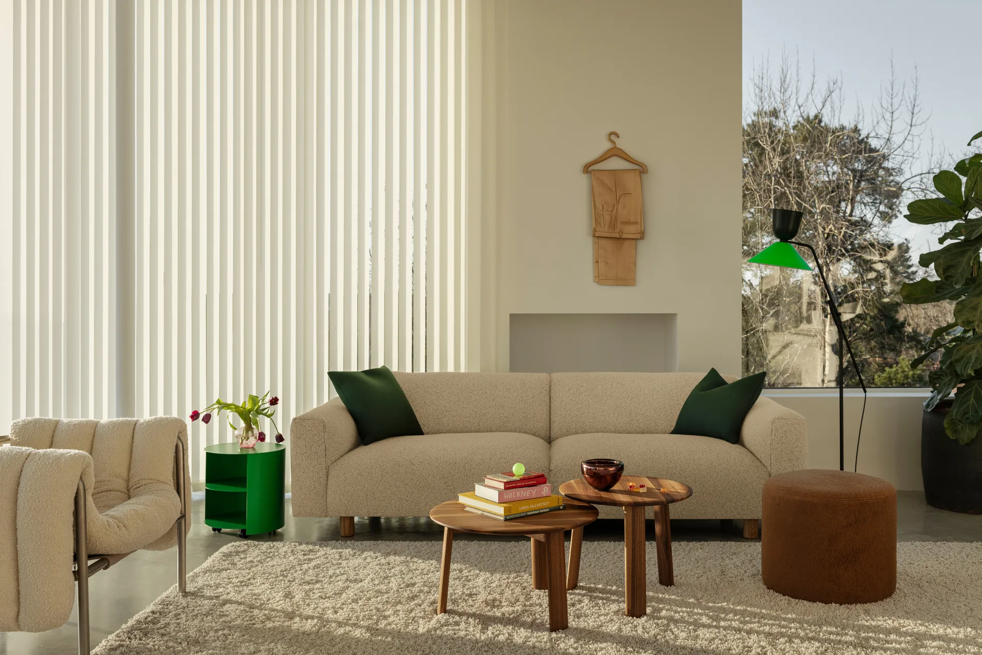 Koti 2-pers. sofa 200 cm, Eggshell Hem