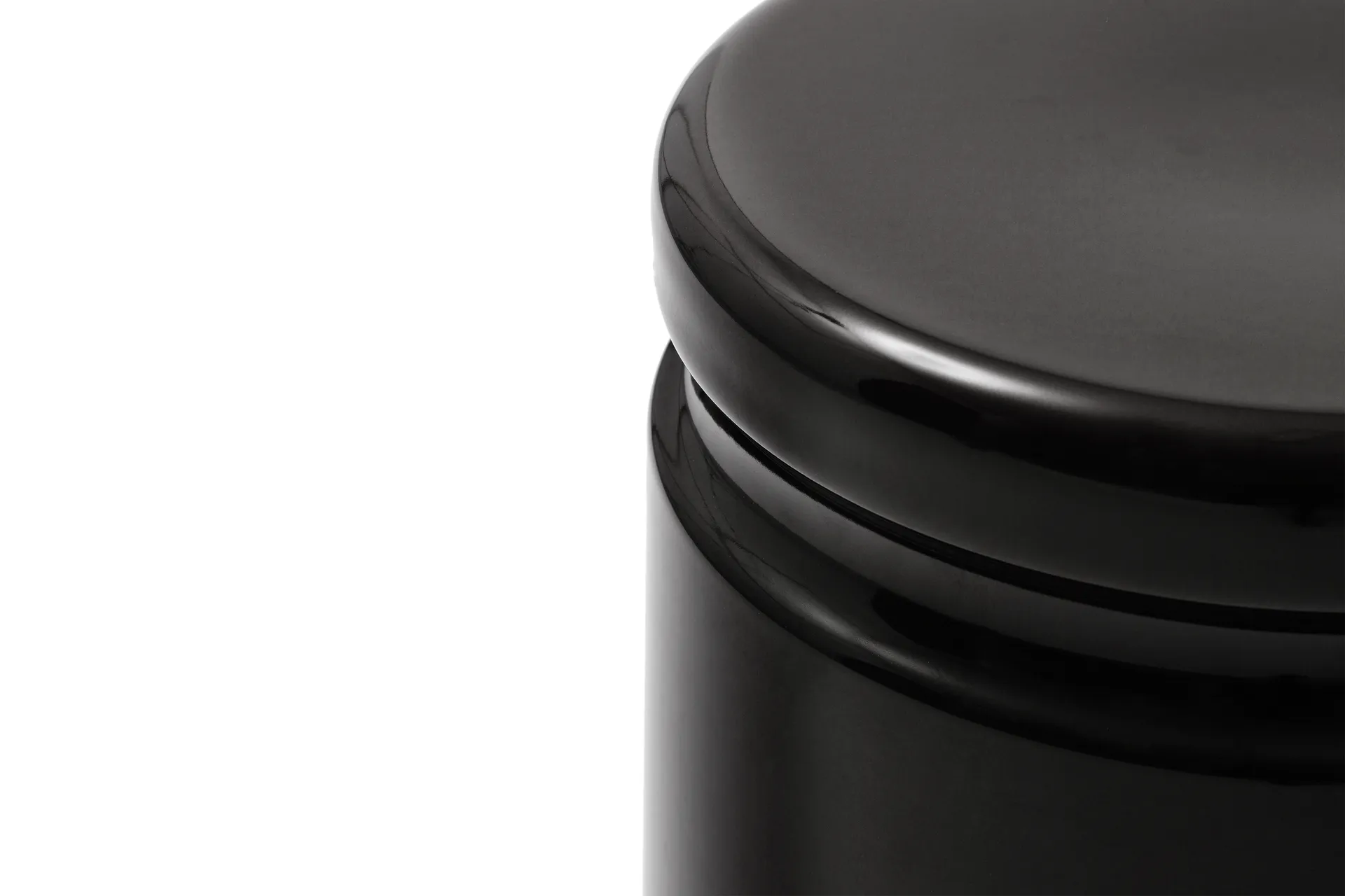 Last skammel Ø32x44 cm, Black Hem