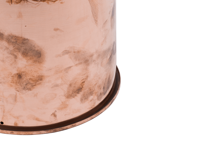 Last skammel Ø32x44 cm, Copper Hem