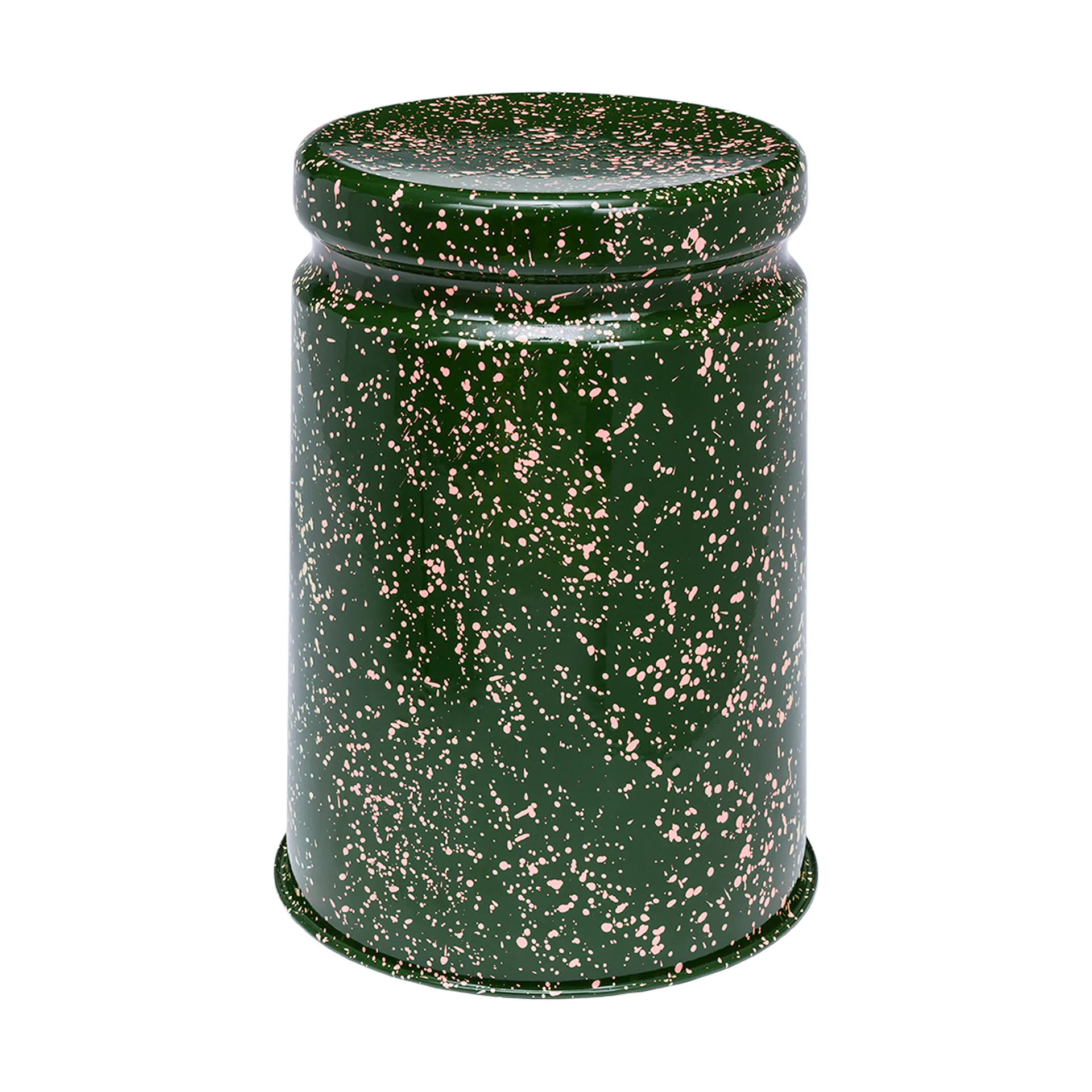 Hem Last skammel Ø32x44 cm Green-pink splatter, Ø32x44 cm