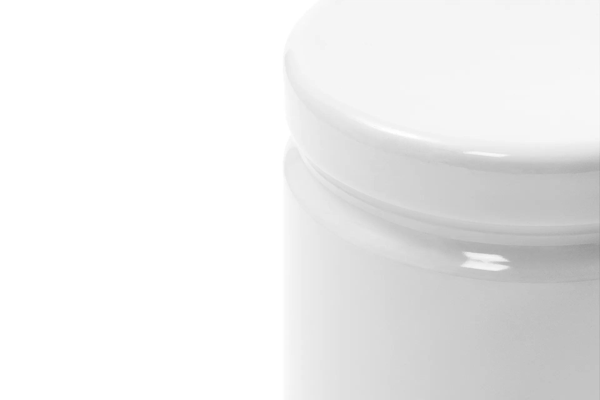 Last skammel Ø32x44 cm, White Hem