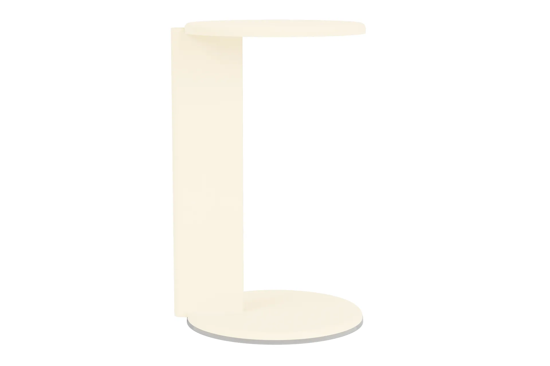 Lolly sidebord 56 cm, Cream matte Hem