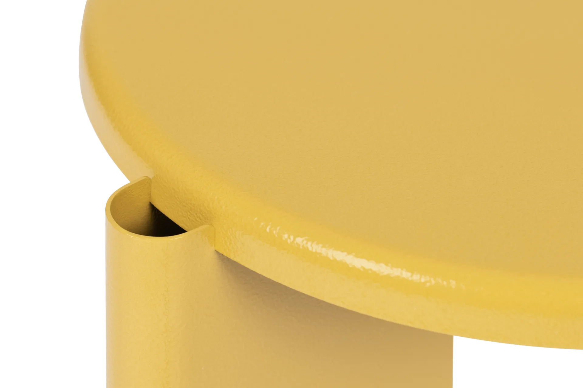 Lolly sidebord 56 cm, Ochre yellow gloss Hem