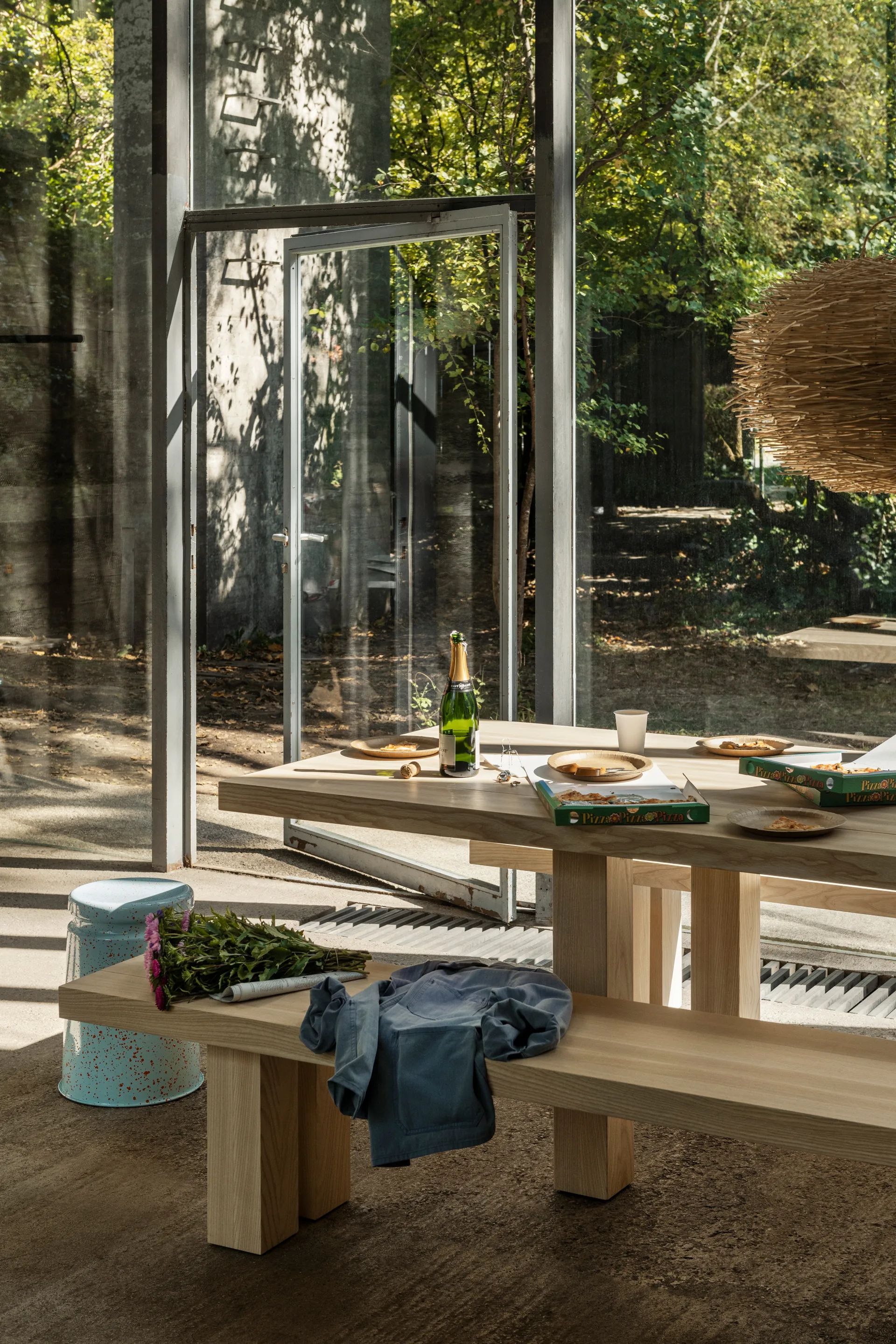 Max bænk 43x250 cm, Ask Hem