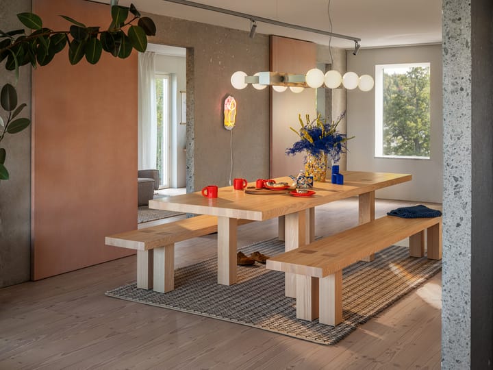 Max spisebord med bænke 250 cm, Ask Hem