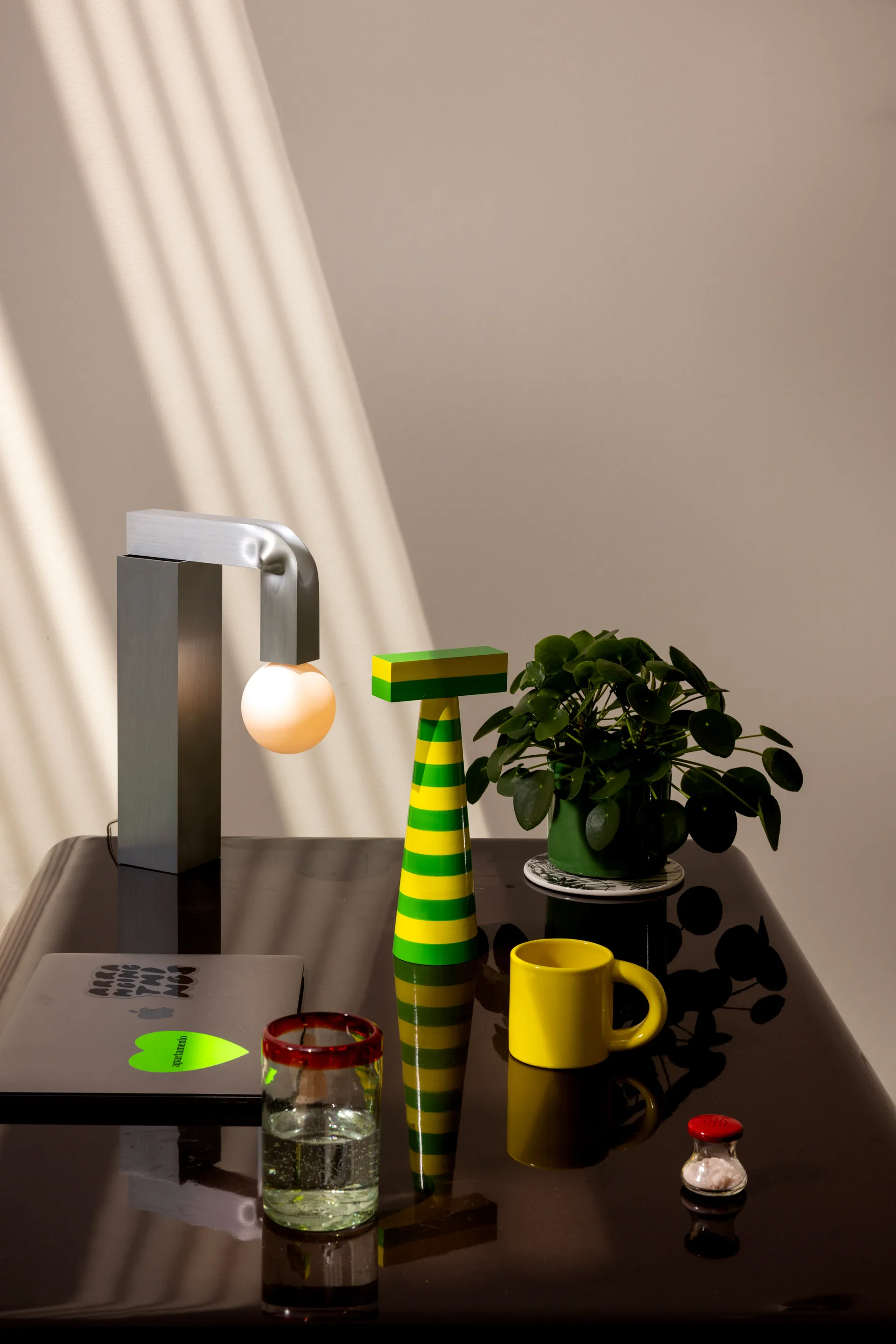 Molino Horizontal salt- & peberkværn 29 cm, Green-yellow Hem