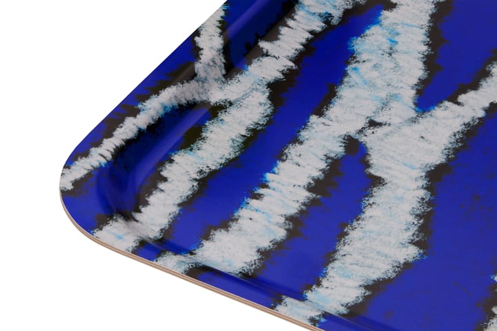 Monster bakke Medium 37x53 cm, Ultramarine blue-white Hem