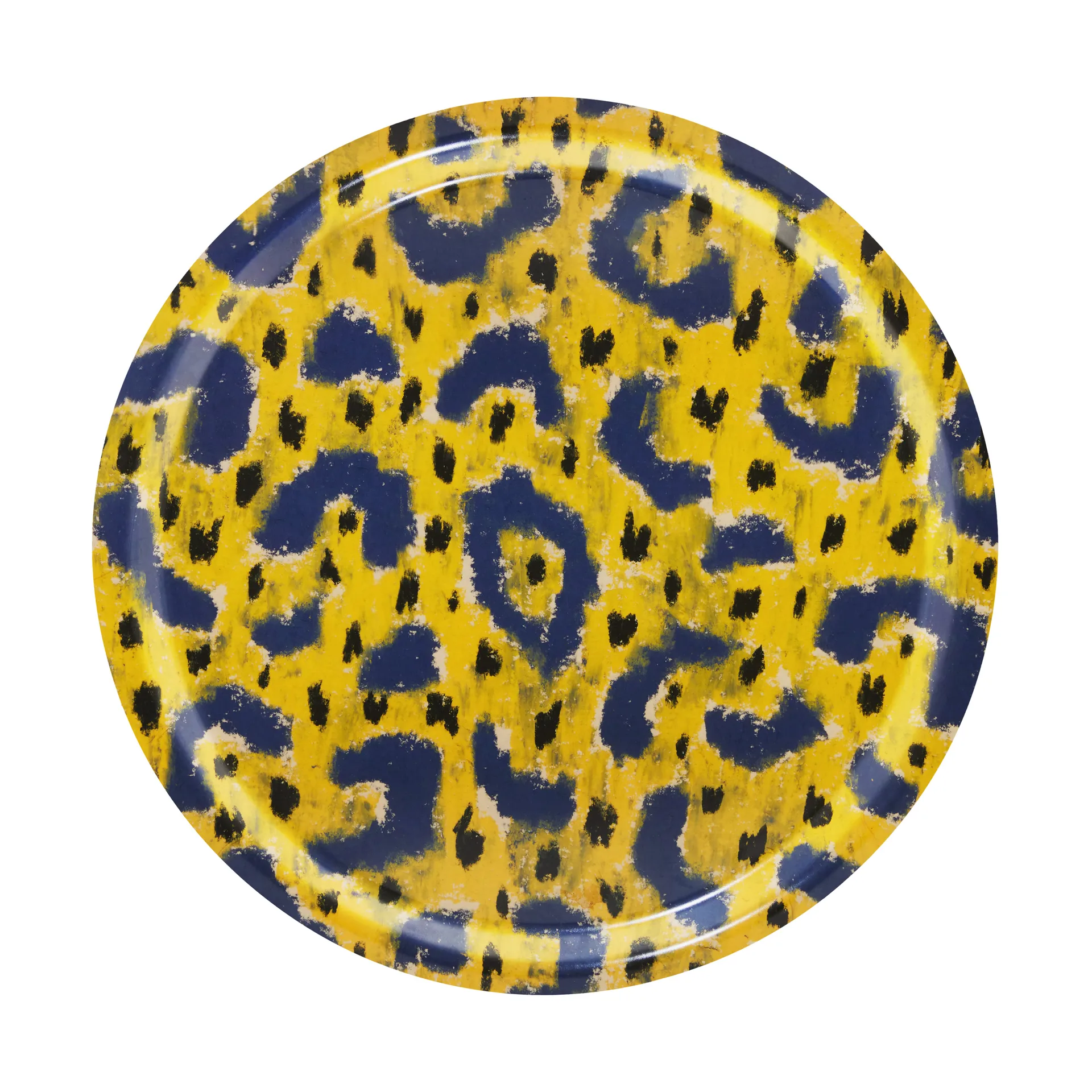 Monster bakke Medium Ø49 cm, Ochre yellow-grey-black Hem