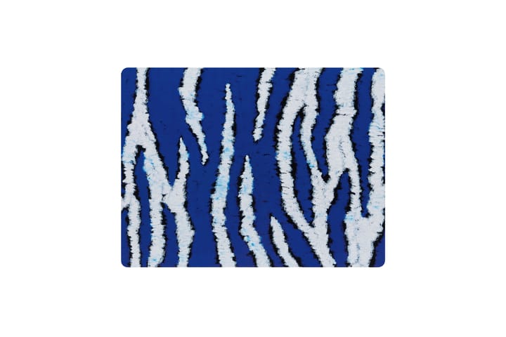 Monster dækkeserviet 30x40 cm 2-pak, Ultramarine blue-white Hem