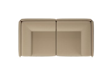Palo Block 2-pers. sofa med armlæn Low 200 cm - Beige - Hem