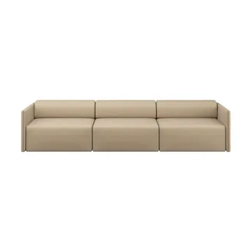 Palo Block 3-pers. sofa Low 295 cm - Beige - Hem