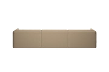 Palo Block 3-pers. sofa Low 295 cm - Beige - Hem