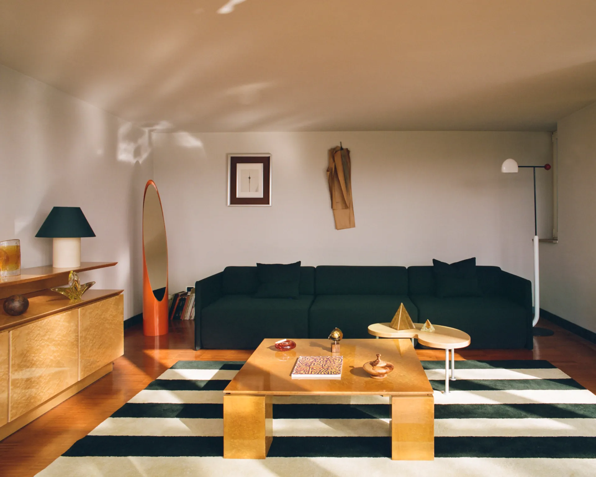 Palo Block 3-pers. sofa Low 295 cm, Pine Hem