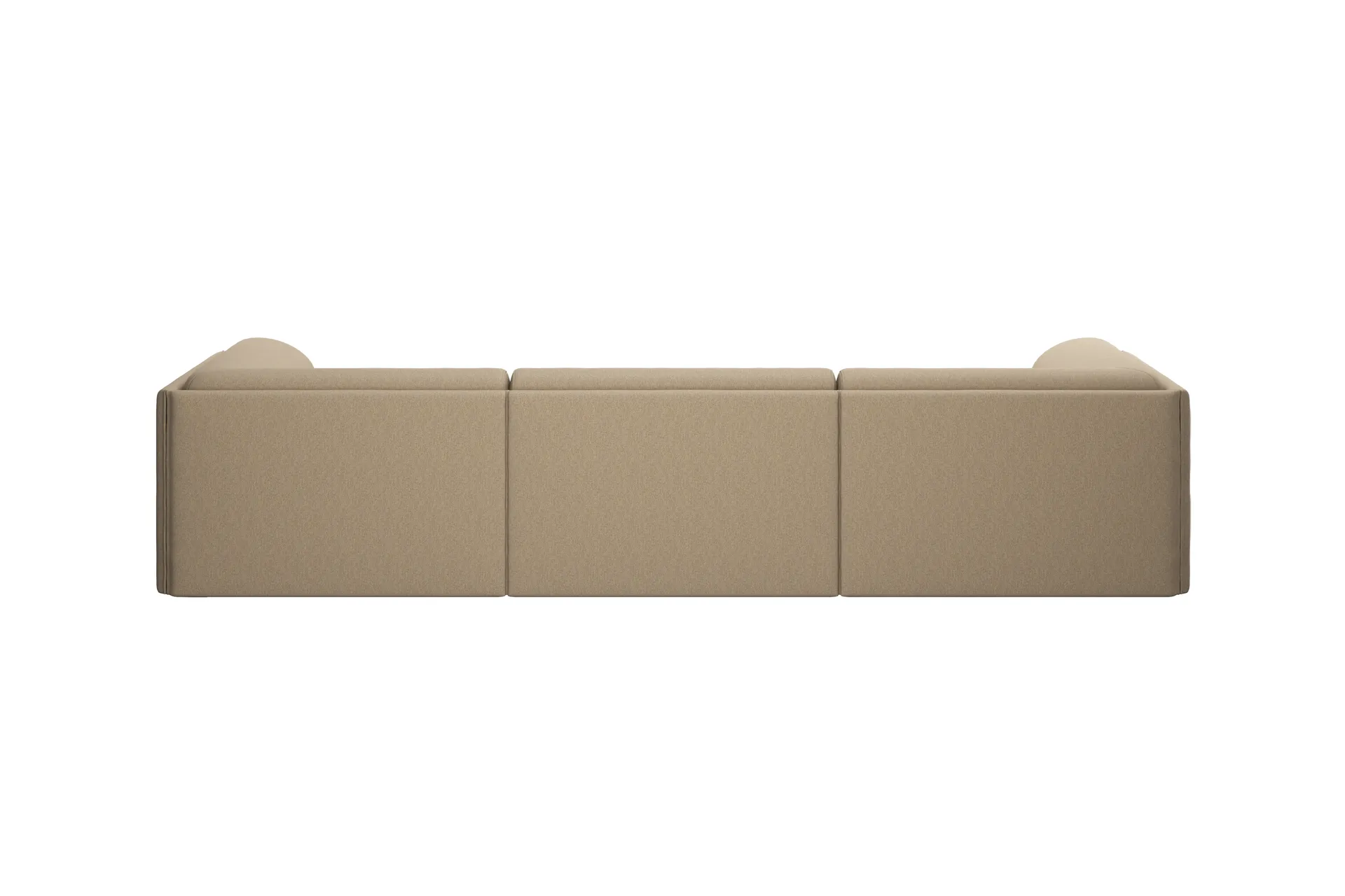 Palo Block 3-pers. sofa med armlæn Low 295 cm, Beige Hem