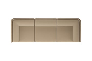 Palo Block 3-pers. sofa med armlæn Low 295 cm - Beige - Hem