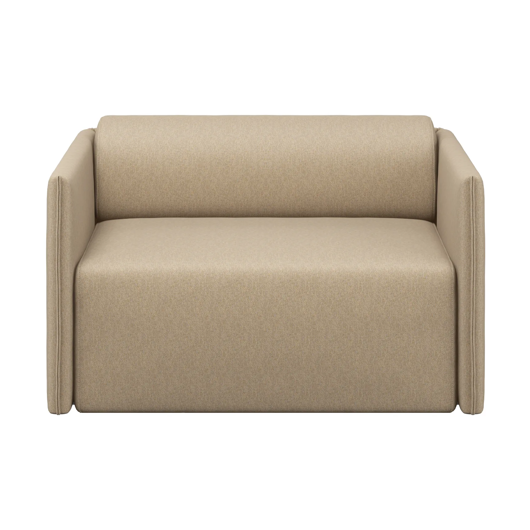 Palo Block Single-seater lænestol Low, Beige Hem