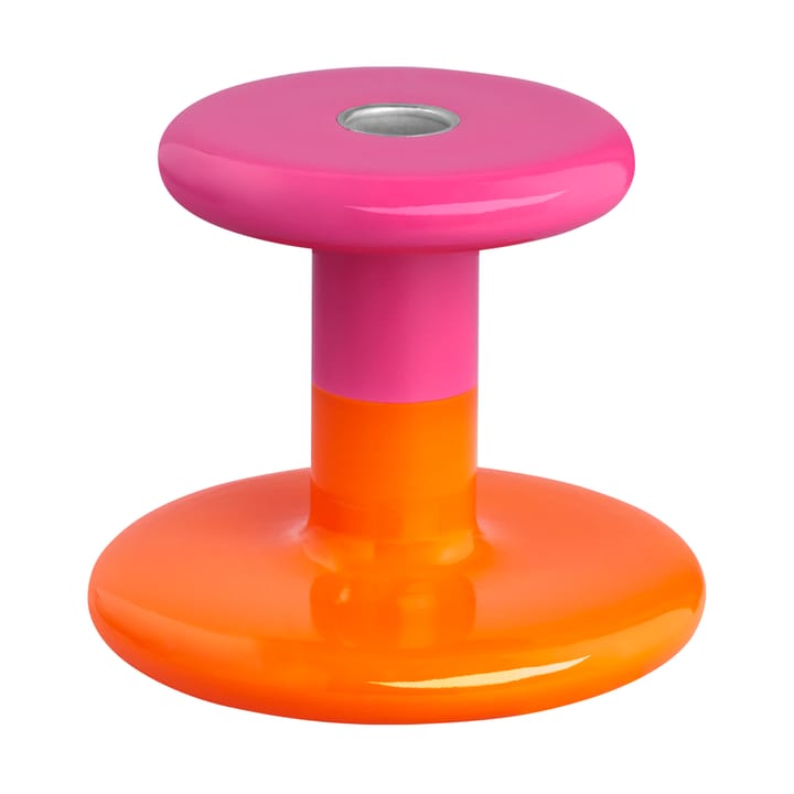 Pesa lysestage Low 11 cm - Magenta-orange - Hem