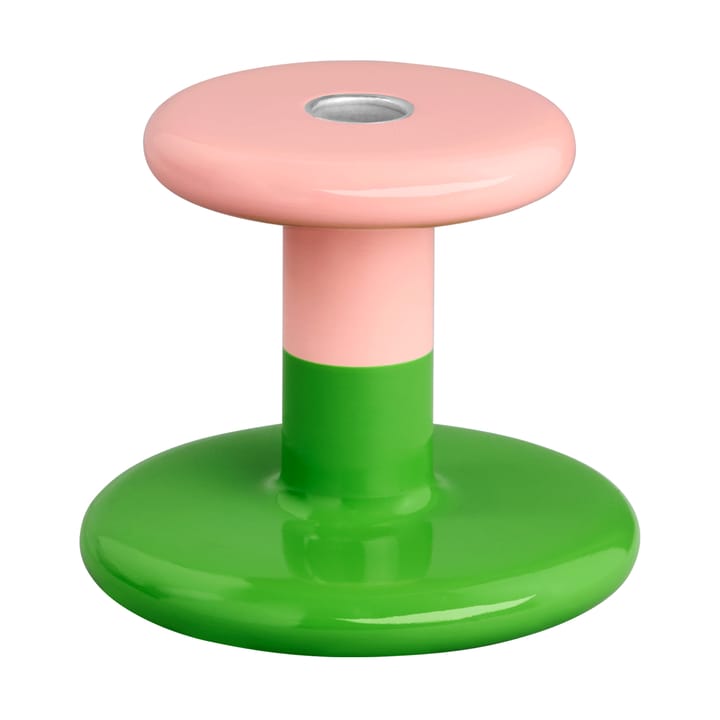 Pesa lysestage Low 11 cm - Pink-green - Hem