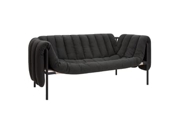 Puffy 2,5-pers. sofa 205 cm - Anthracite-black grey - Hem