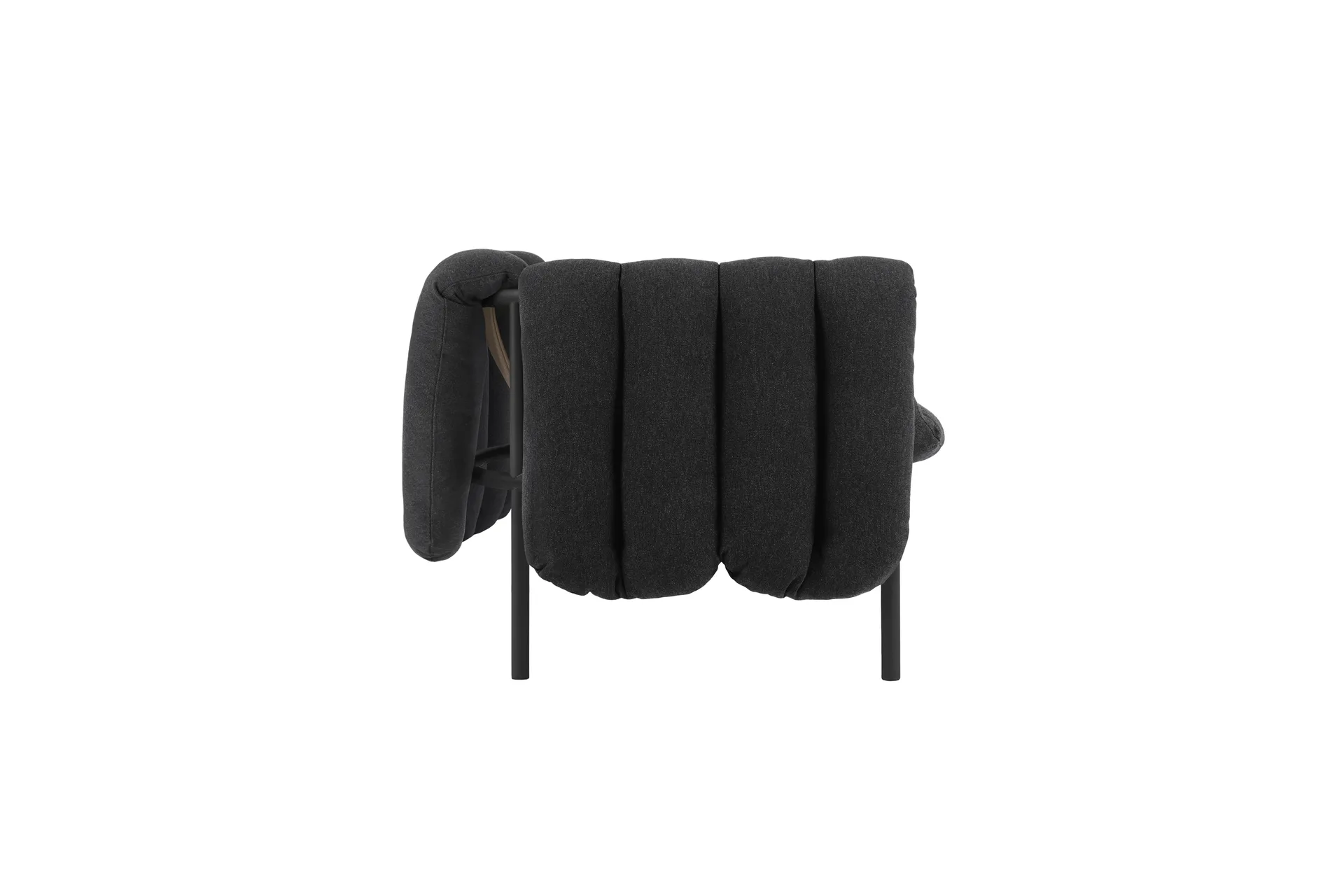 Puffy 2,5-pers. sofa 205 cm, Anthracite-black grey Hem