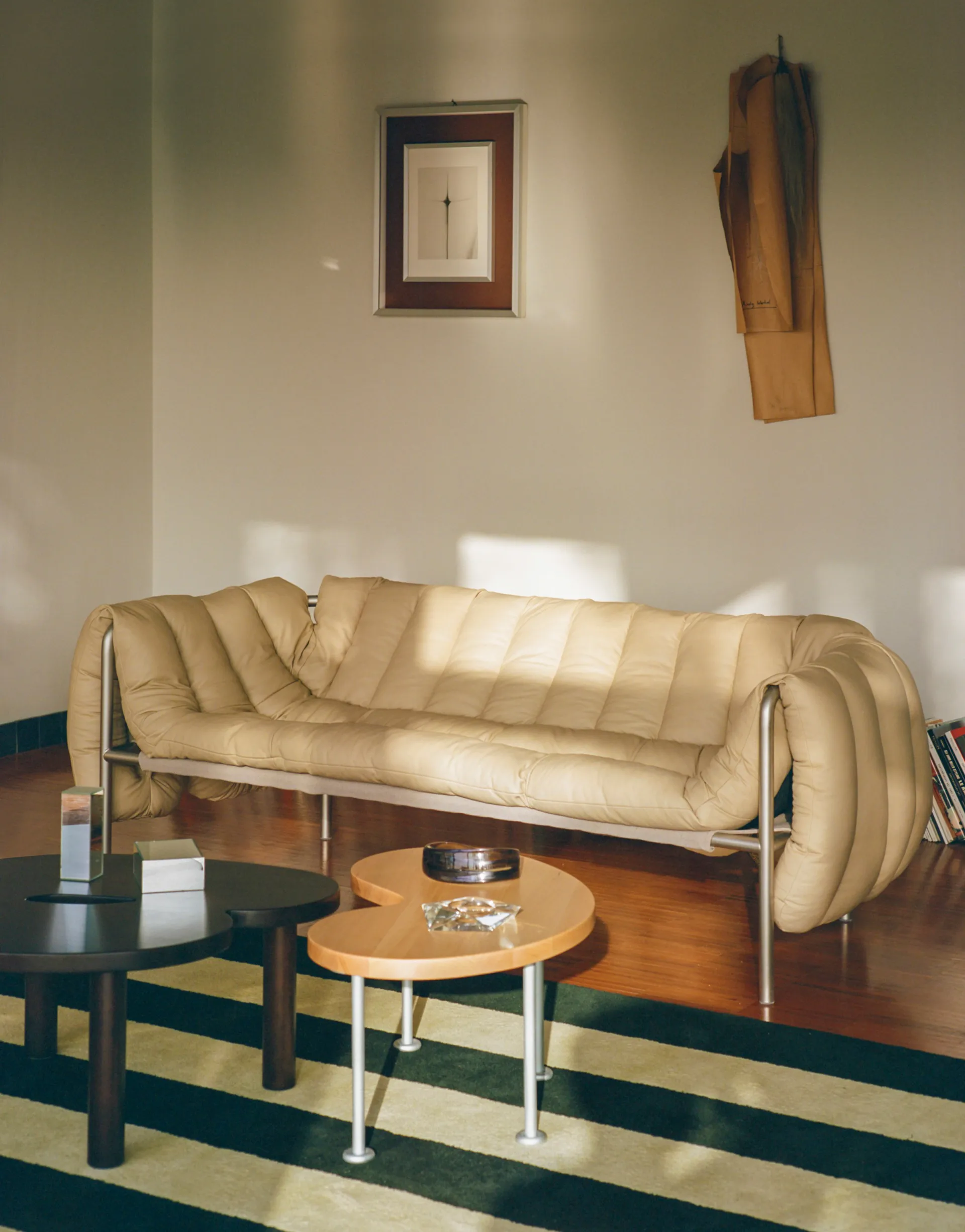 Puffy 2,5-pers. sofa 205 cm, Anthracite-cream Hem