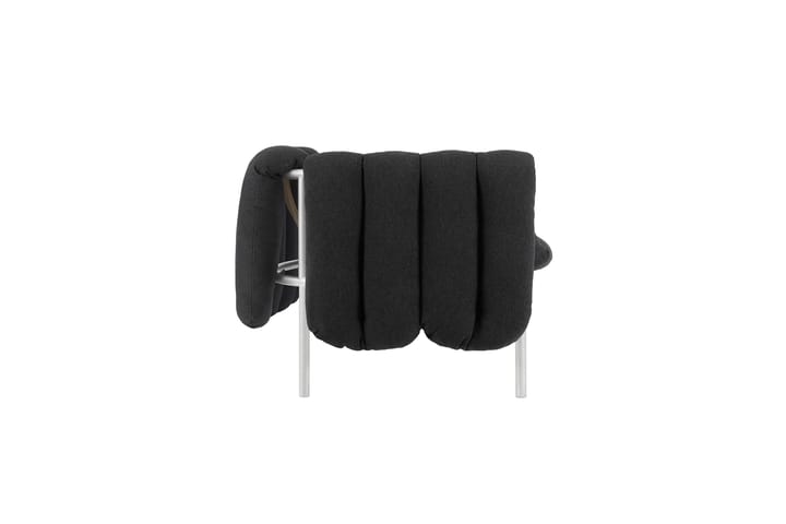 Puffy 2,5-pers. sofa 205 cm, Anthracite-rustfrit stål Hem