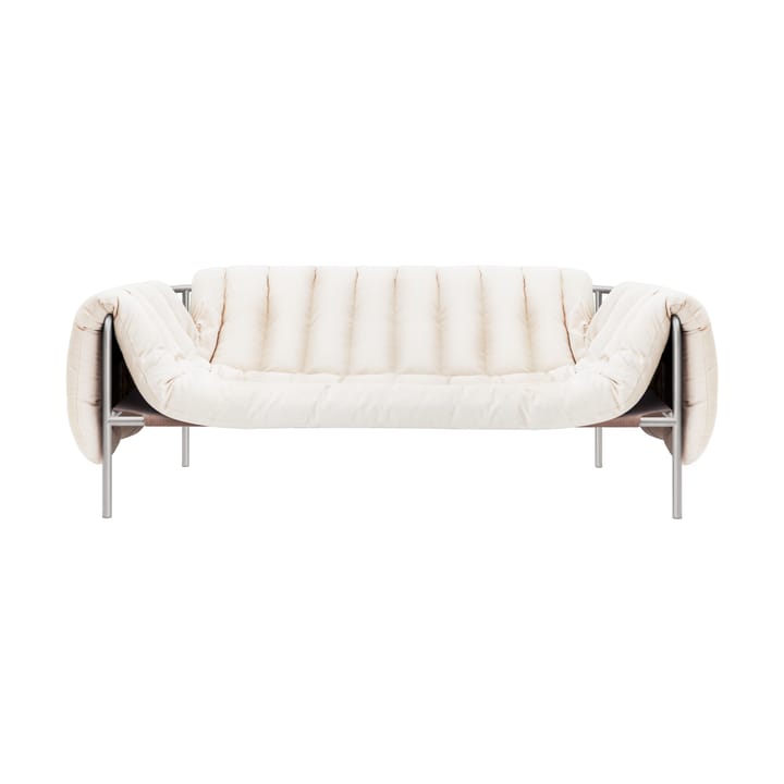 Puffy 2,5-pers. sofa 205 cm - Natural-rustfrit stål - Hem