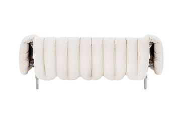 Puffy 2,5-pers. sofa 205 cm - Natural-rustfrit stål - Hem