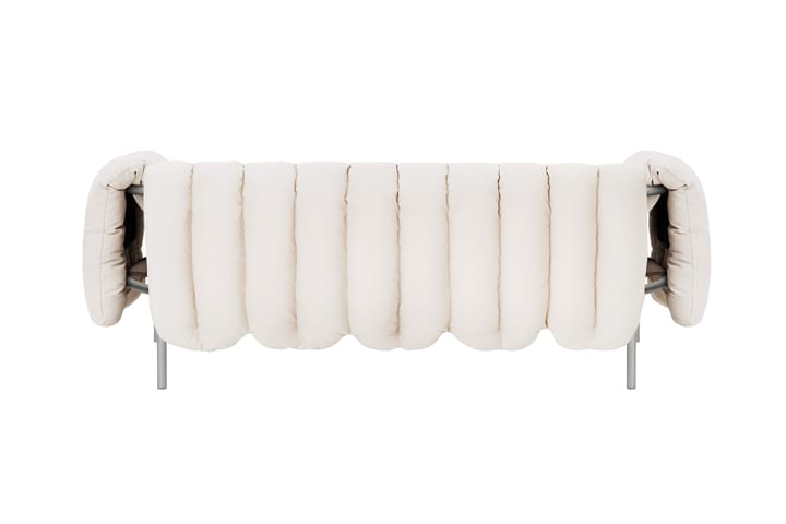 Puffy 2,5-pers. sofa 205 cm, Natural-rustfrit stål Hem