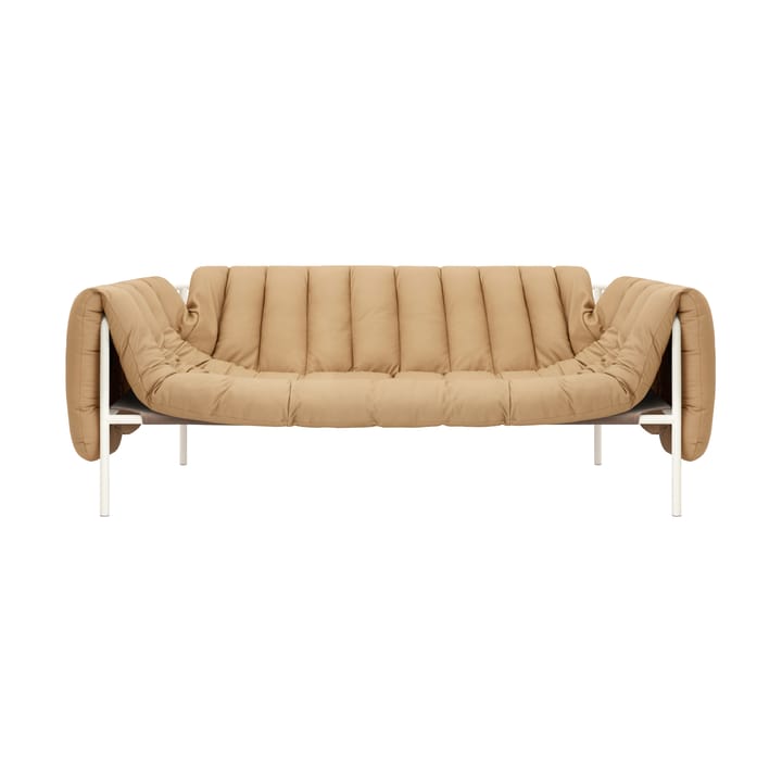 Puffy 2,5-pers. sofa 205 cm - Sand leather-cream - Hem